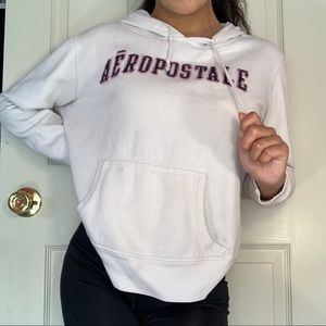 Aeropostale white hoodie